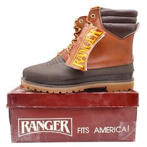Ranger Light Tracks Boots Mens 9M Vintage Insulated Leather Waterproof 1176